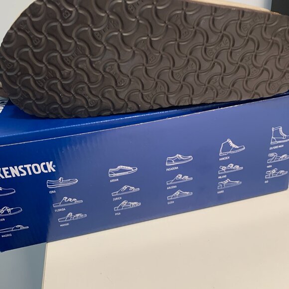 Birkenstock Boston Wome Taupe Suede Leather Soft Footbed New w/box Narrow/Wide - Picture 5 of 9